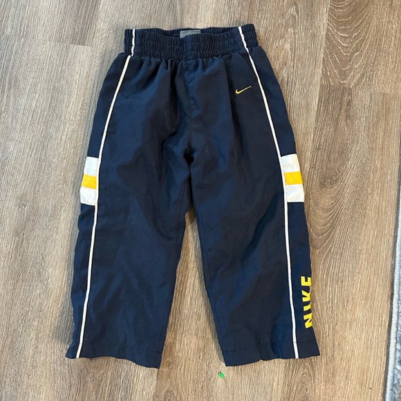 Nike Other - Nike Kids Dark Blue Sweatpants with Yellow Details